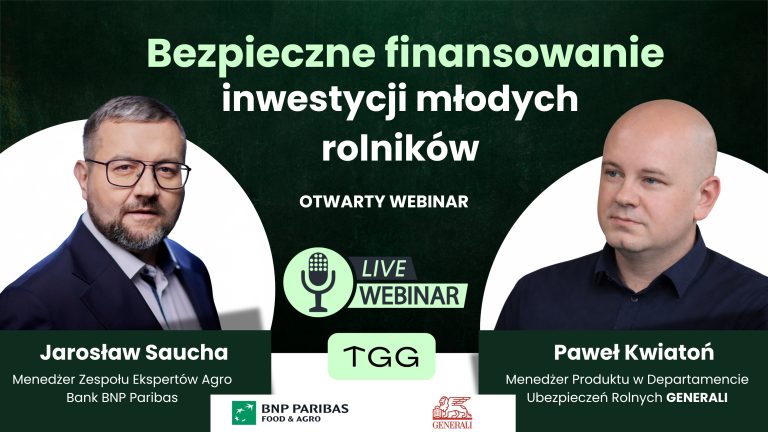 Bezpieczne finansowanie inwestycji młodych rolników